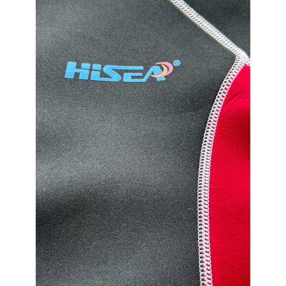 Hisea‎ Kids Scuba Donkey Neoprene Wetsuit Size 12, Black W/Red Trim - Picture 8 of 9